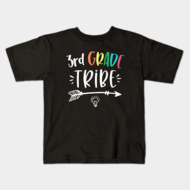 3rd Grade Tribe Kids T-Shirt by stayilbee